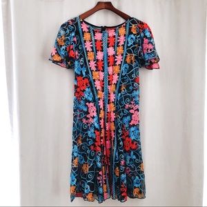 Anthropologie Eva Franco Ferrah Embroidered Dress